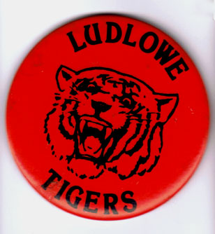 Ludlowe Tigers button